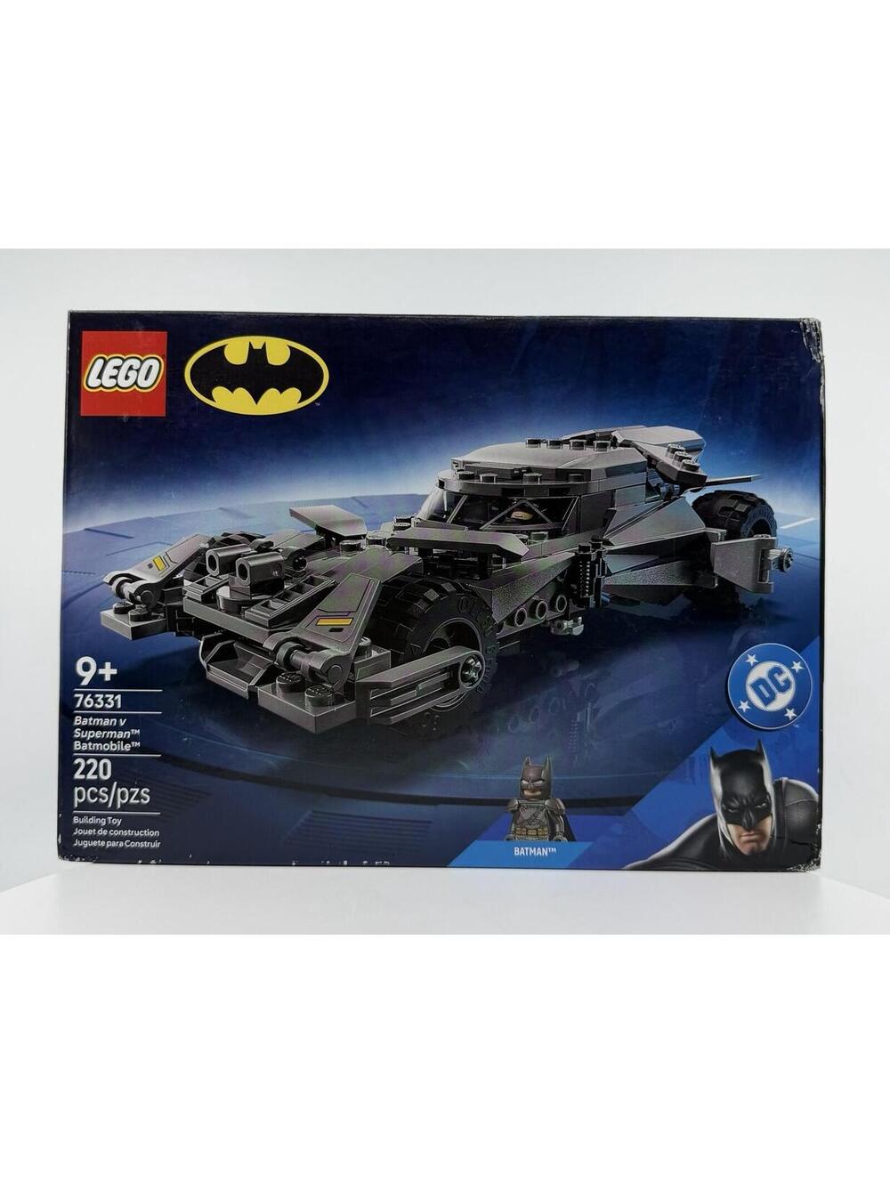LEGO DC BATMAN #76331 BATMAN V SUPERMAN BATMOBILE 220 PIECES NIB
